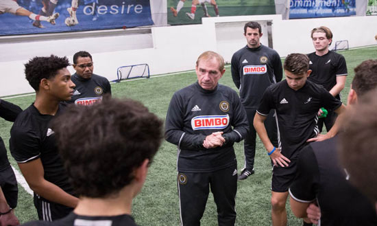 Philadelphia Union Academy training