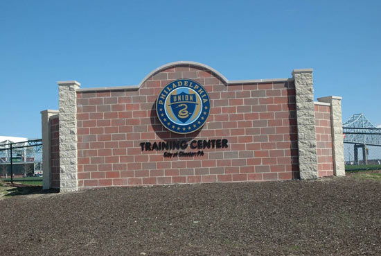 Philadelphia Union Training Center Sign